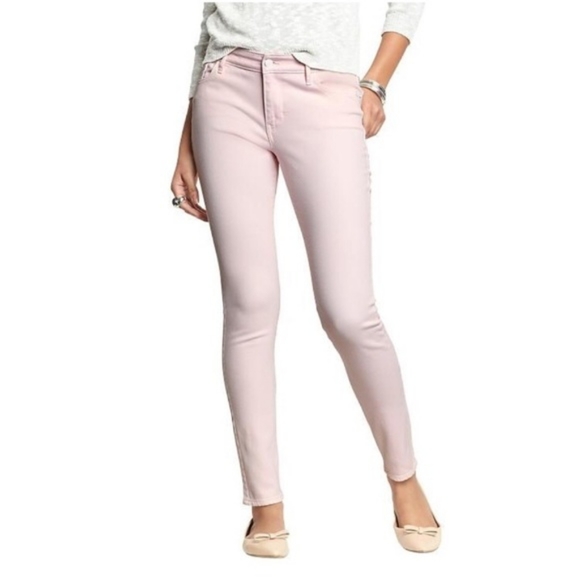 Old Navy Denim - Old Navy Mid Rise Rockstar Pink Skinny Jeans Sz 16